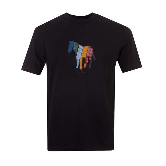 Paul Smith T-Shirt Uomo Con Badge Zebra – Cotone Biologico, Vestibilità Regular, Bianco (Taglia XL)