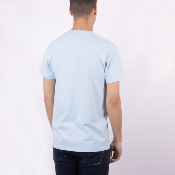 Sandbanks Mens Blue Oversized Logo Graphic T Shirt #4