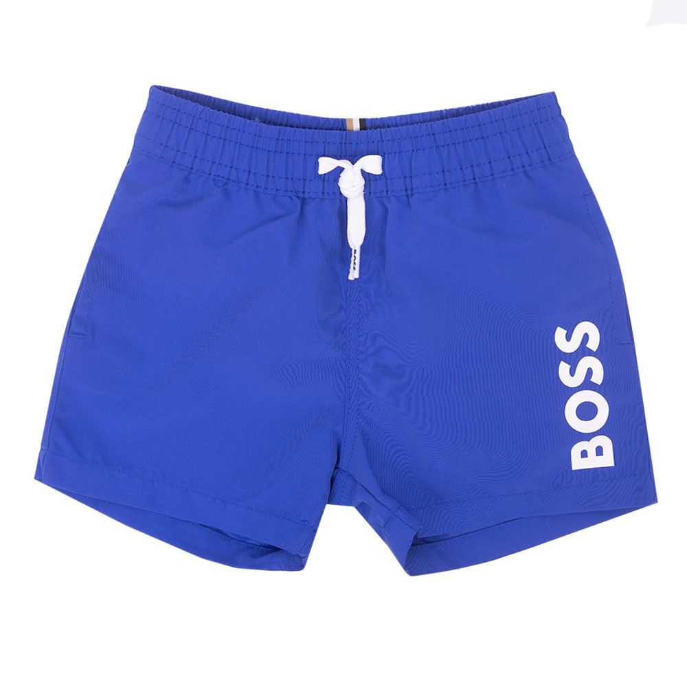 BOSS BABY/TODDLER SPROUT GREEN SWIM SHORTS J53172
