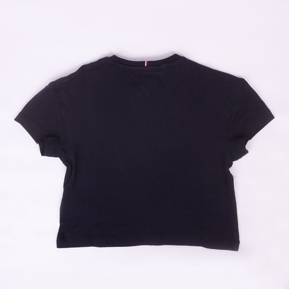 Tommy Hilfiger Kids Girls Blue Timeless Tommy T Shirt #3