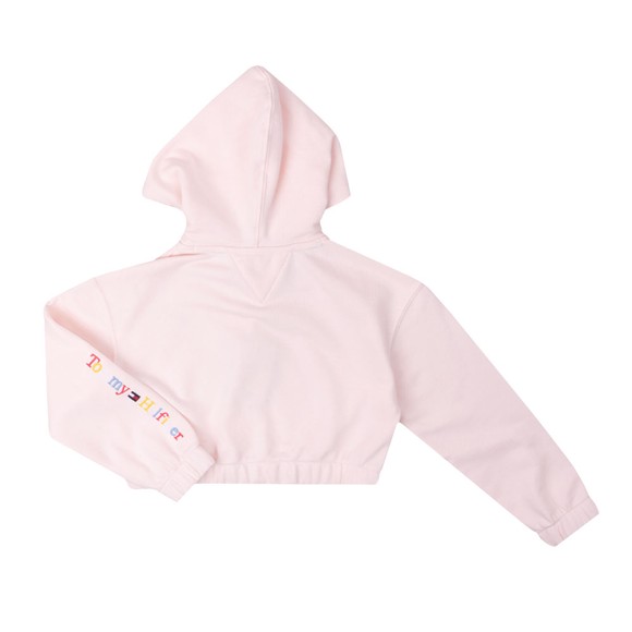 Tommy Hilfiger Kids Girls Pink Graphic Multi Zip Thru Hoody main image