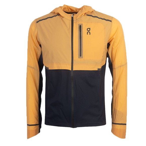 On Running Mens Yellow Weather Jacket main image