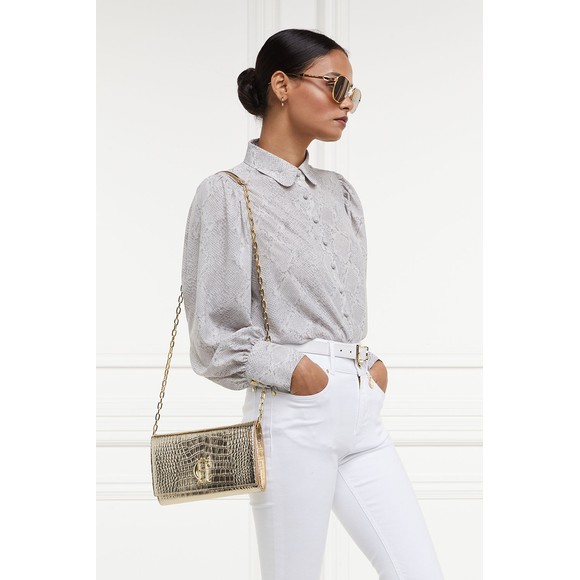 Holland Cooper Womens Gold Highbury Clutch Bag #2