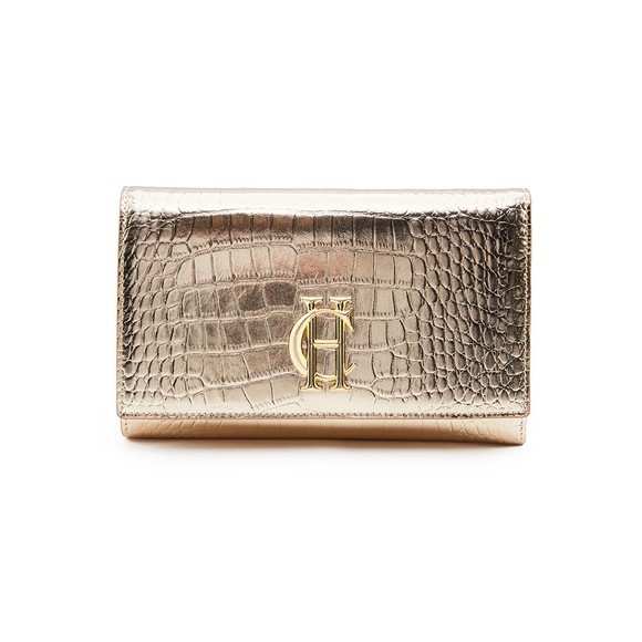 Holland Cooper Womens Gold Highbury Clutch Bag #1