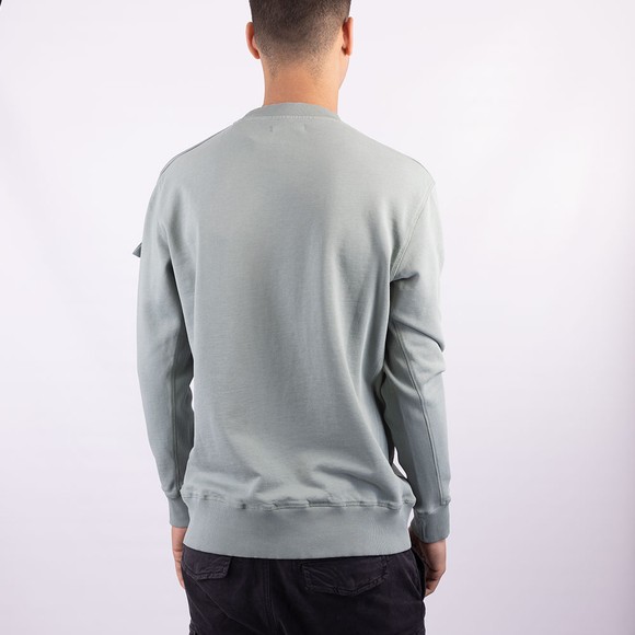 ST95 Mens Green Crew Sweatshirt #4