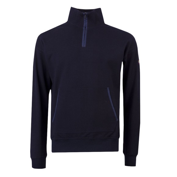 Paul & Shark Mens Blue Light Half Zip Sweatshirt main image