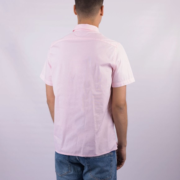 PS Paul Smith Mens Pink Casual SS Zebra Badge Shirt #3