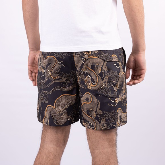 Maharishi Mens Black Thai Dragon Swim Short #3