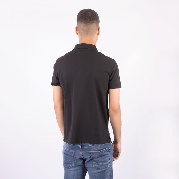 Polo Ralph Lauren Mens Black Mesh Zip Polo Shirt #4