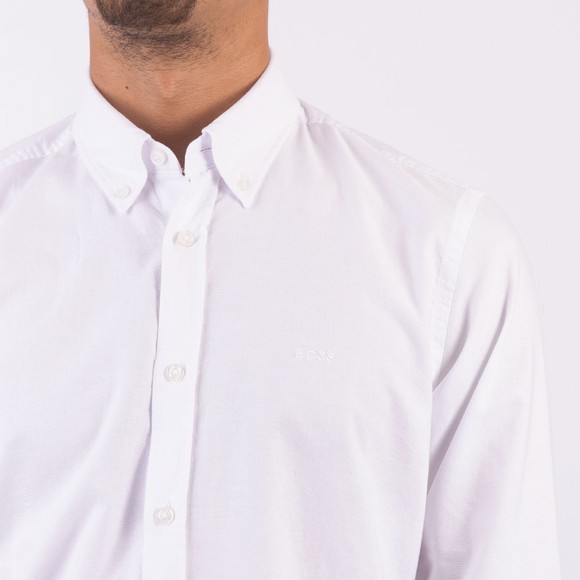 BOSS Mens White Casual Rickert Shirt main image