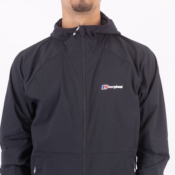 berghaus Mens Black Theran Full Zip Hooded Jacket #3