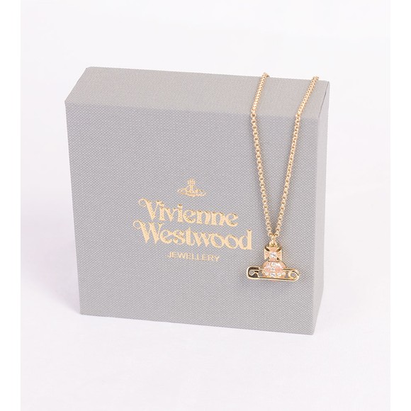 Vivienne Westwood Womens Gold Kitty Pendant main image