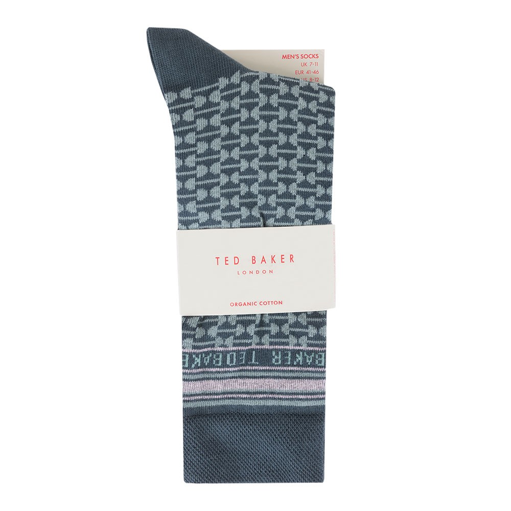 Ted Baker Geometric Pattern Sock Oxygen Clothing