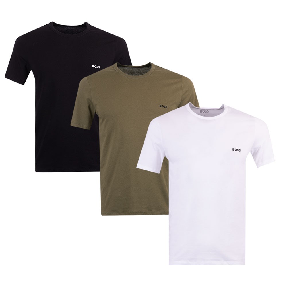3 Pack Crew Neck T Shirt