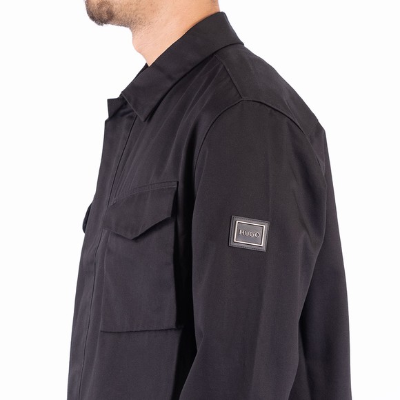 HUGO Mens Black Efris Overshirt main image