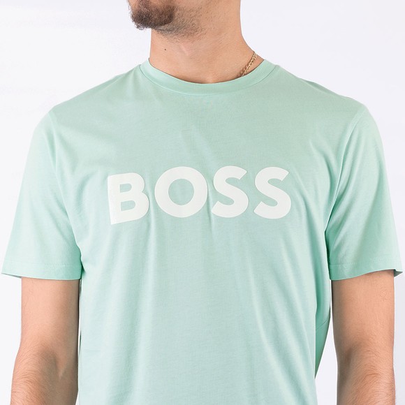 BOSS Mens Green Thinking 1 T-Shirt main image