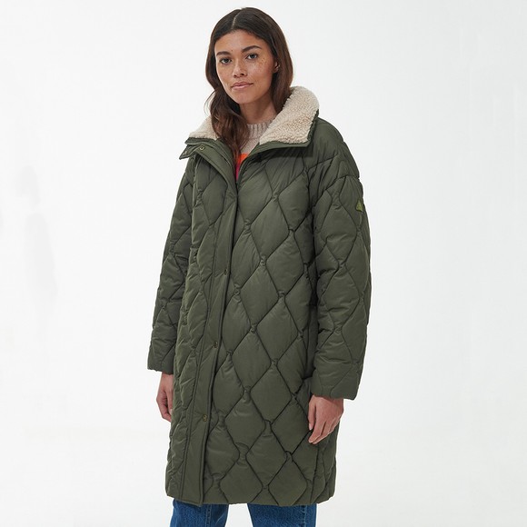 Barbour Lifestyle Womens Green Samphire Quilt Jacket main image