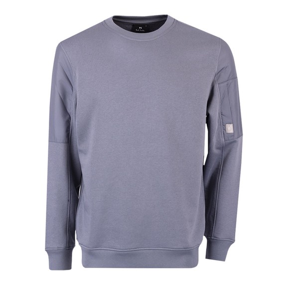 PS Paul Smith Mens Blue Shoulder Pad Sweatshirt #1