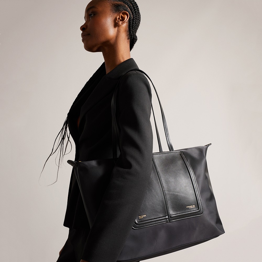 Ted Baker Voyaage Zip Top Tote Bag Oxygen Clothing