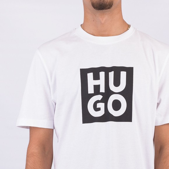 HUGO Mens White Daltor T Shirt main image