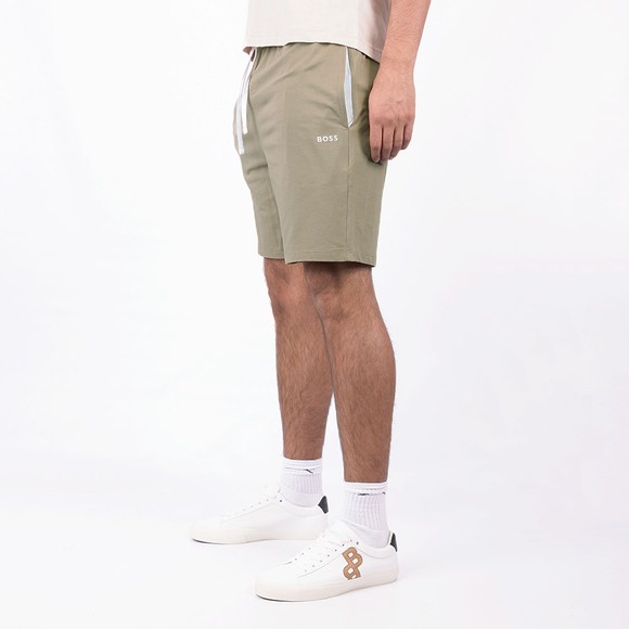 BOSS Bodywear Mens Green Basic Jersey Short #3