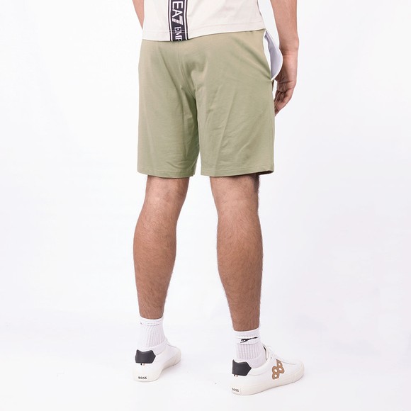 BOSS Bodywear Mens Green Basic Jersey Short #4