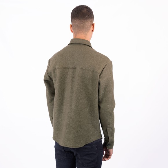 BOSS Mens Green Formal S Owen Overshirt #4