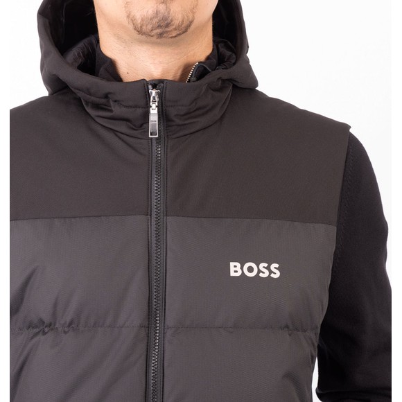 BOSS Mens Black Athleisure Hamar Gilet main image