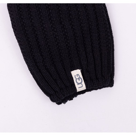 Ugg Womens Black Tyla Slouchy Crew Sock main image