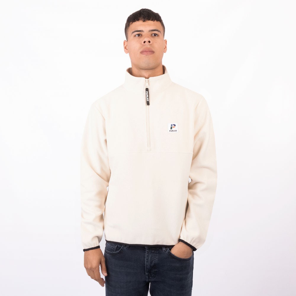 OM Sweat 1/4 de Zip Bleu Homme Puma Fleece 767