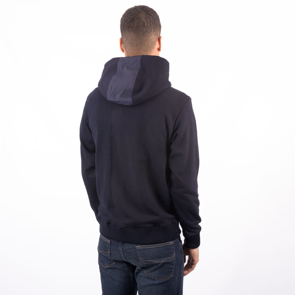 Paul Shark Knitted Hooded Sweatshirt Oxygen Clothing