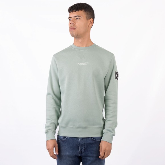 Marshall Artist Mens Green Siren Crew Neck Sweatshirt main image