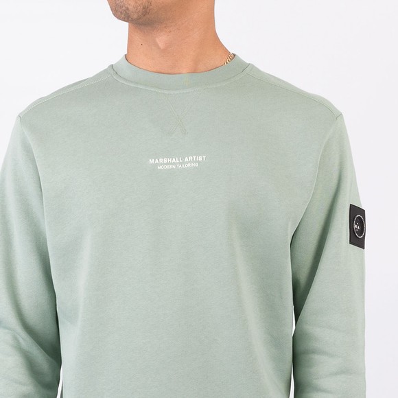 Marshall Artist Mens Green Siren Crew Neck Sweatshirt main image
