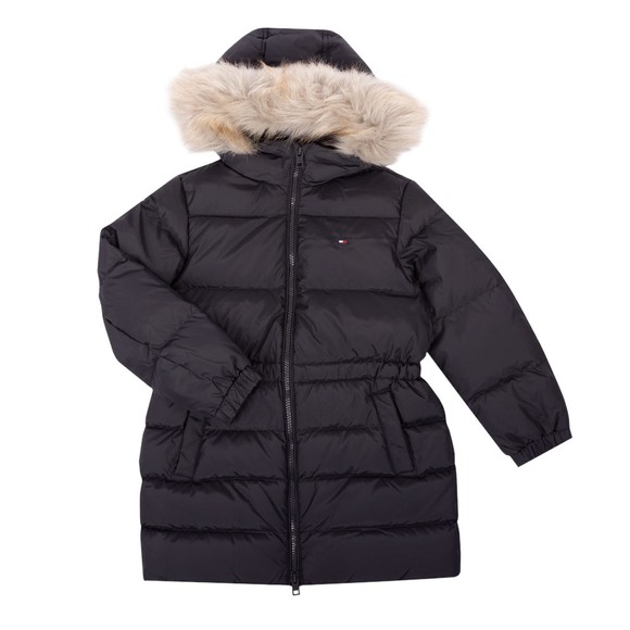 Girls Long Waisted Down Jacket