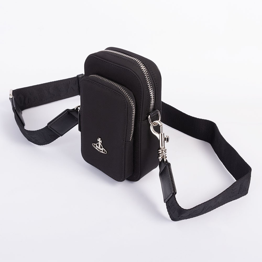 Vivienne Westwood Re Nylon Phone Crossbody Bag | Oxygen Clothing