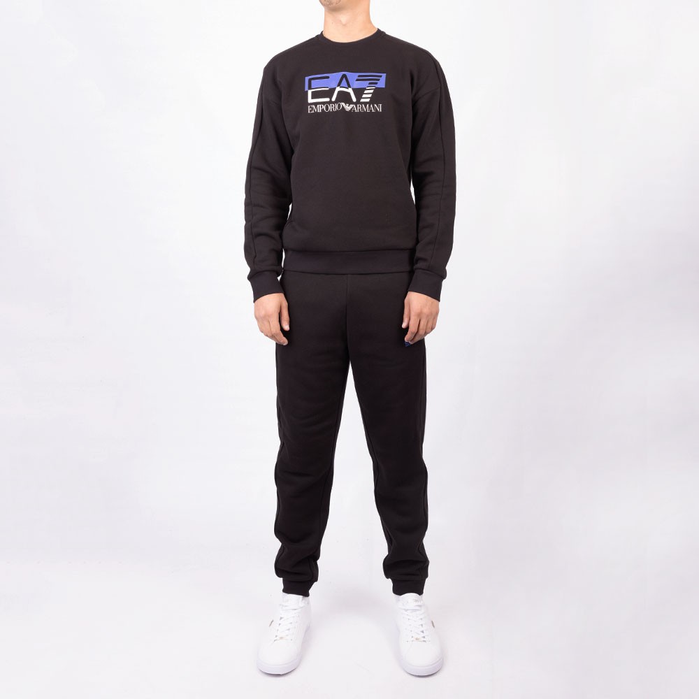 EA7 Emporio Armani Big Logo Jersey Track Suit | Masdings