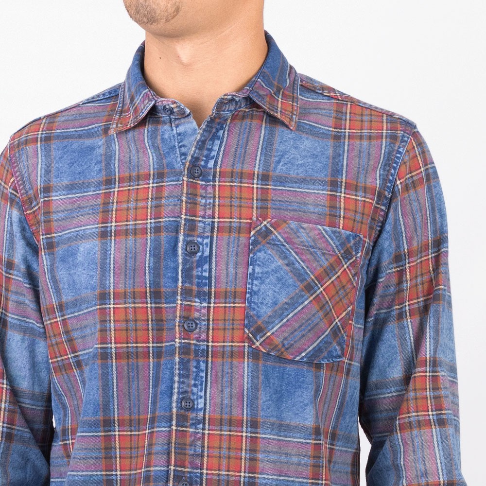 Replay M4095A Checked Shirt | Masdings