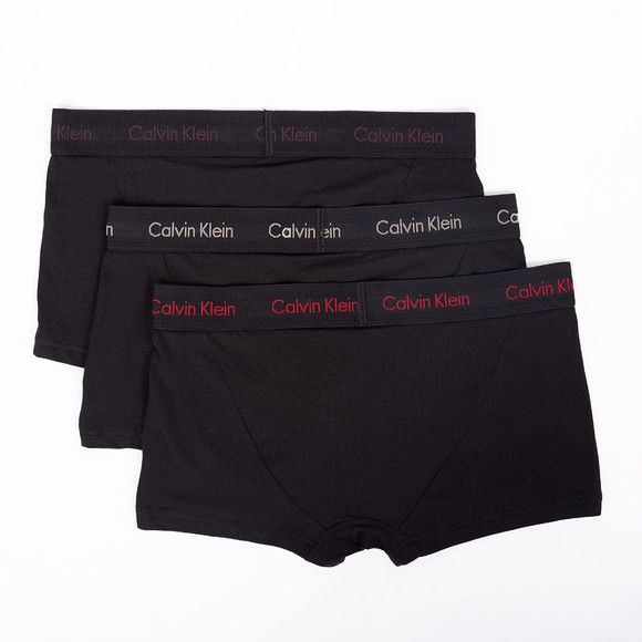 Calvin Klein Mens Black 3 Pack Low Rise Trunk main image