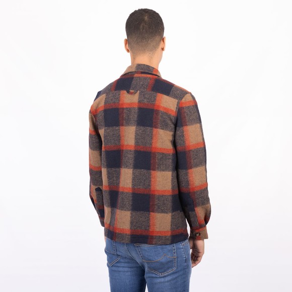 Portuguese Flannel Mens Blue Catch Overshirt #4