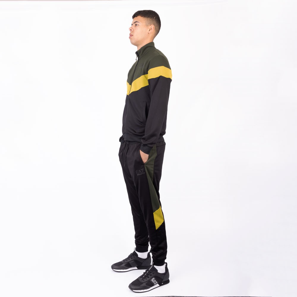 EA7 Emporio Armani Athletic Colour Block Tracksuit | Masdings