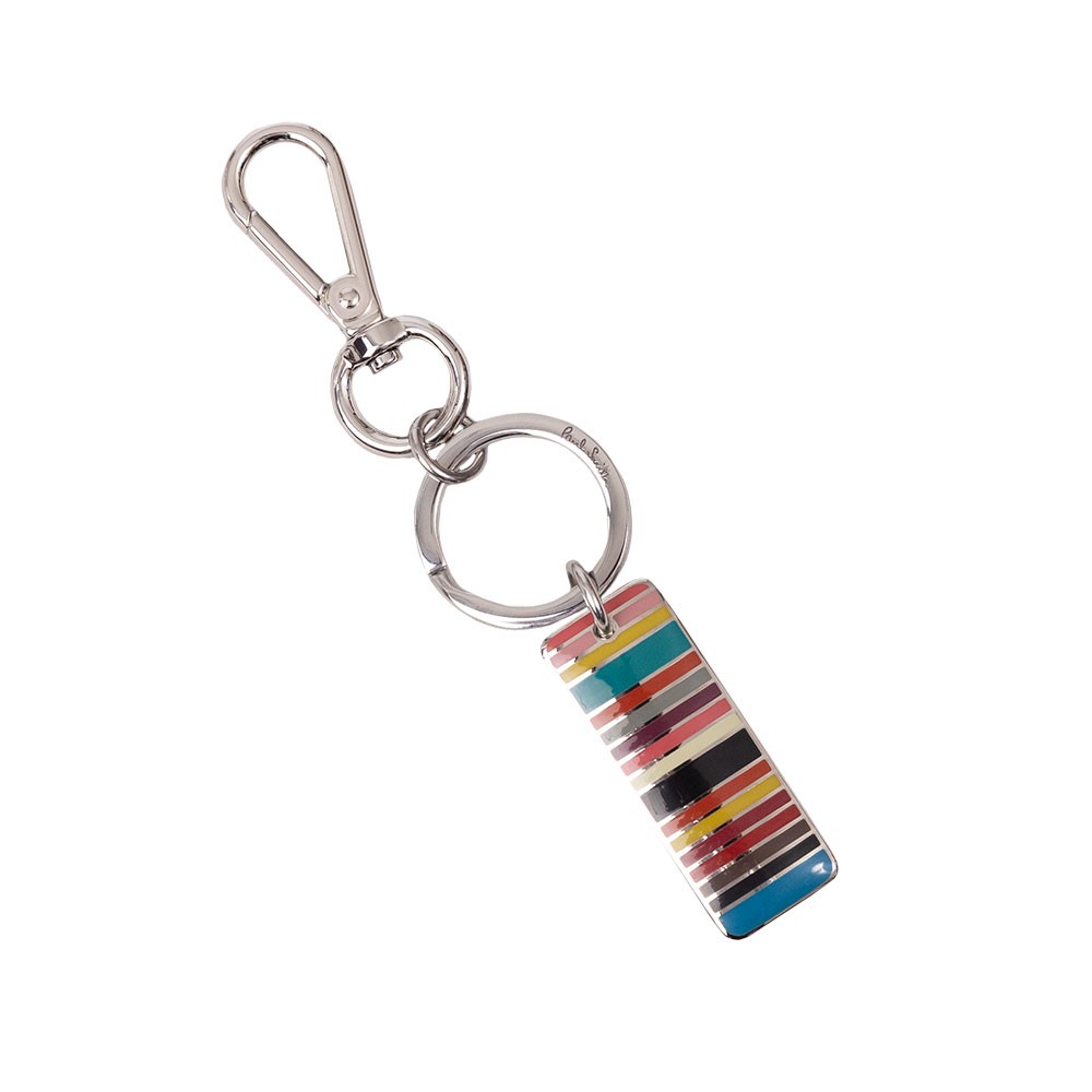 Paul Smith Signature Stripe Keyring | Oxygen Clothing
