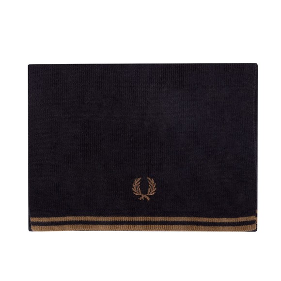 Fred Perry Mens Black Twin Tipped Scarf #1