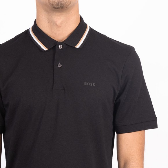 BOSS Mens Black Formal Penrose 38 Polo Shirt main image