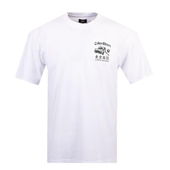 Edwin Mens White Tokyo Roses T-Shirt #1