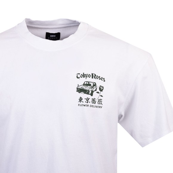 Edwin Mens White Tokyo Roses T-Shirt #3