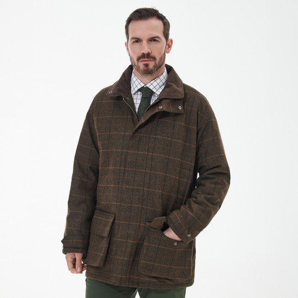 Barbour Lifestyle Mens Brown Wool Beaconsfield main image