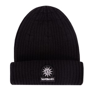 Merino Wool Ribbed Beanie