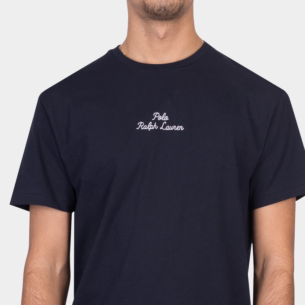 【送料関税込】Polo Ralph Lauren Chain Stitch Logo T-Shirt Polo Ralph Lauren Short Sleeve Classic Fit Chain-Stitch Logo