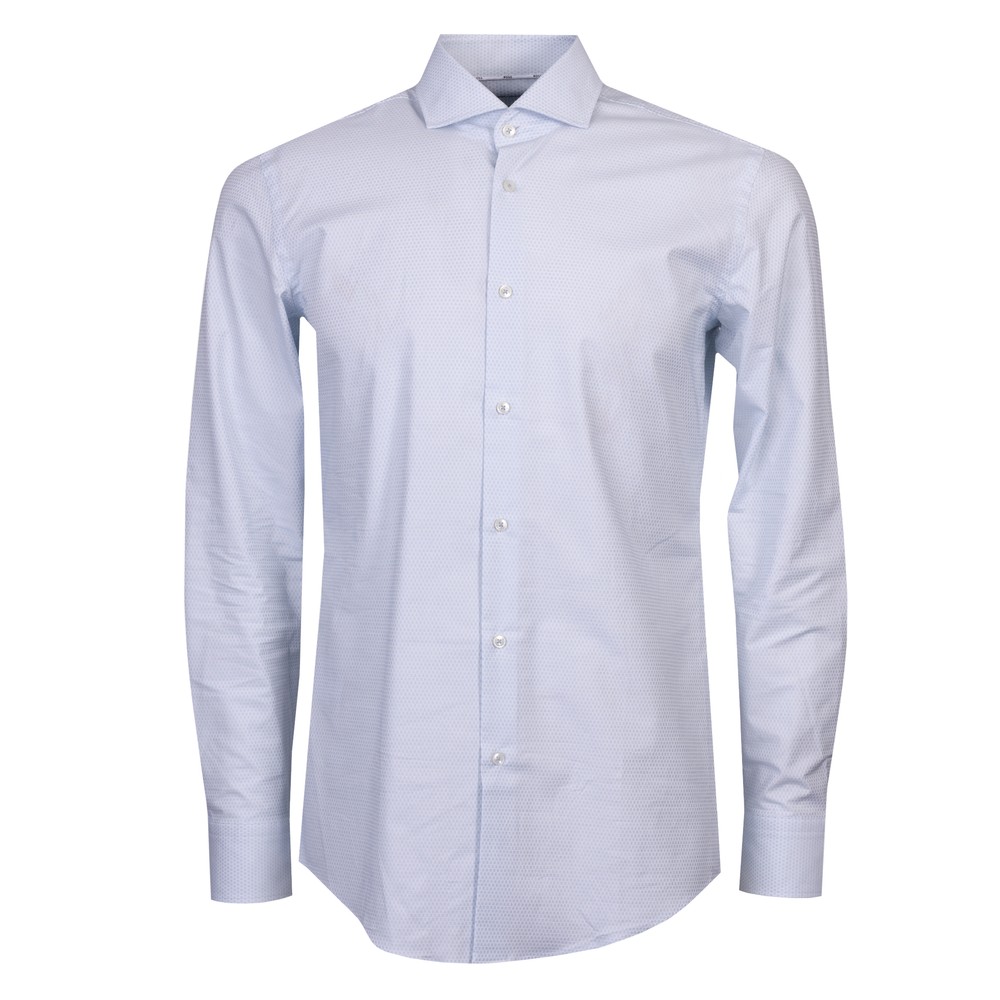 Formal H Hank Spread Dot Pattern Shirt