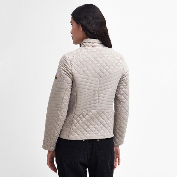 Barbour International Womens Beige Formation Quilt #3